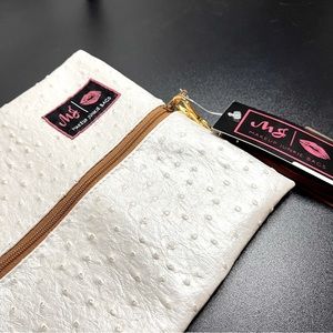 Makeup Junkie! “Pearl Junkie” - Brand new / NWT! Medium sized bag.
